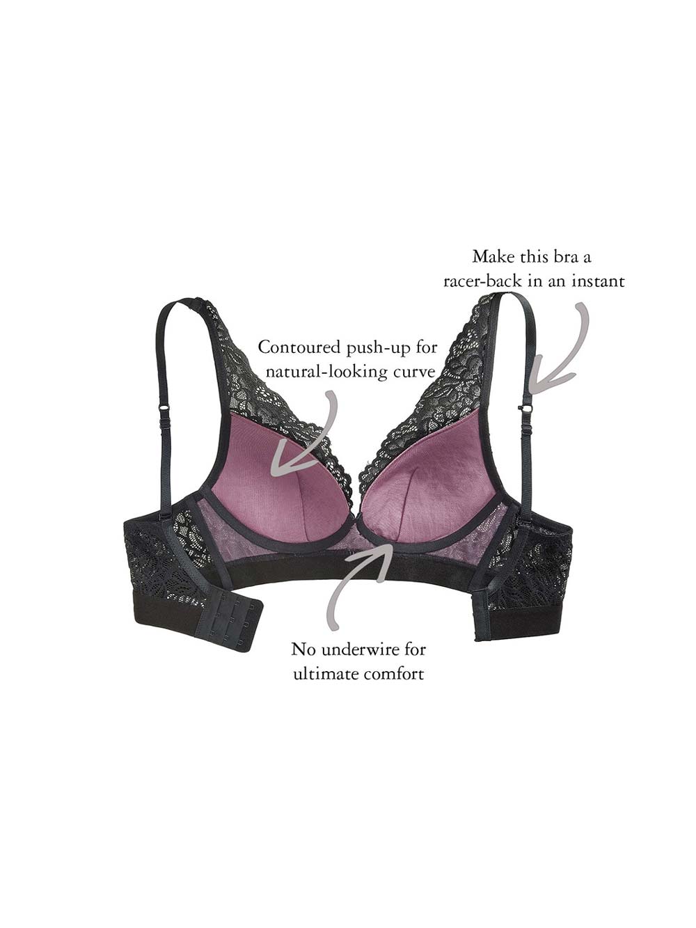 Gillian Wire-Free Lace Bra