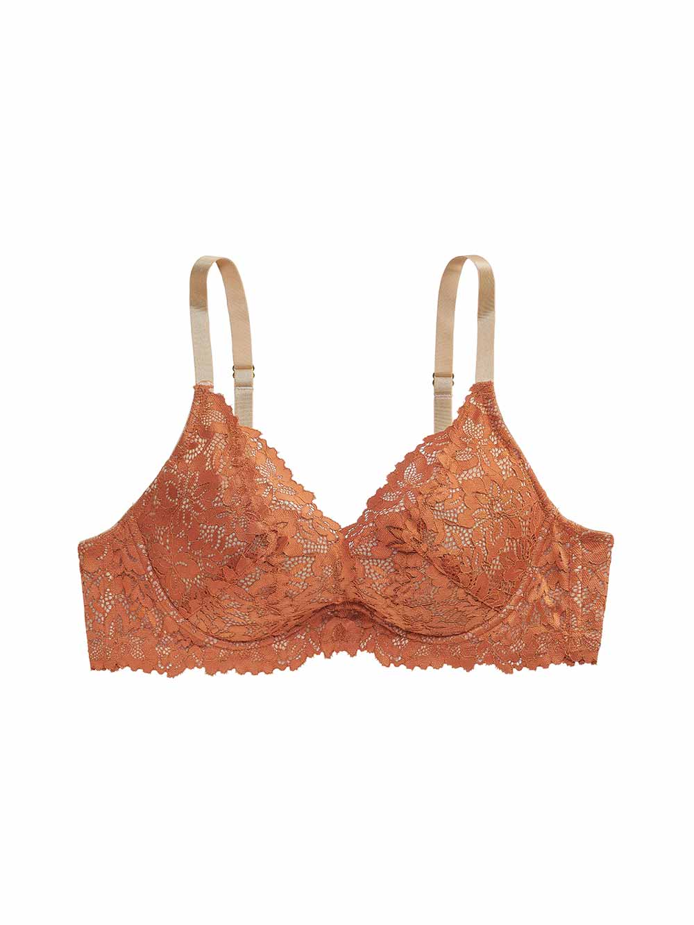 Coree Deep-Plunge Lace Bra